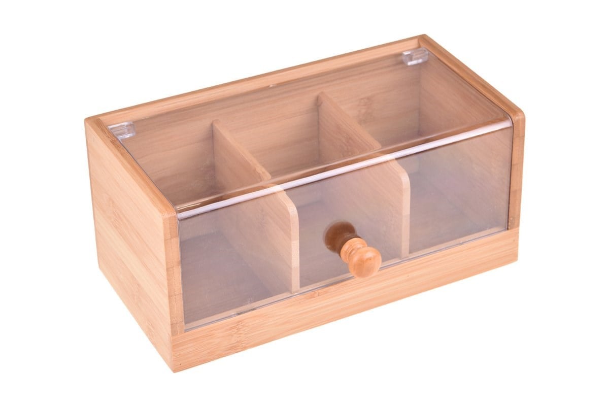 Bambum Gio - 3 Bölmeli Çay KutusuBambumSAKLAMA VE DÜZENLEME