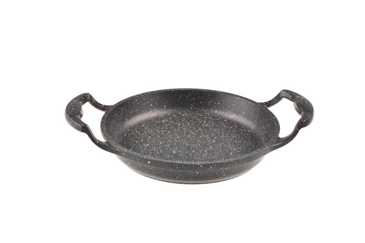 Bambum Minor - Yuvarlak Sahan Beyaz Desenli 20 cm T3024BambumSahan