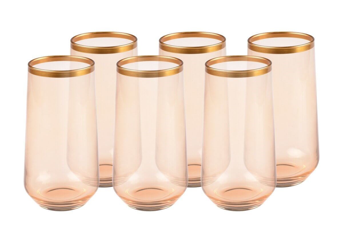 Bambum Stella 6'lı Meşrubat Bardağı Uzun 470 ml B1779BambumBardak