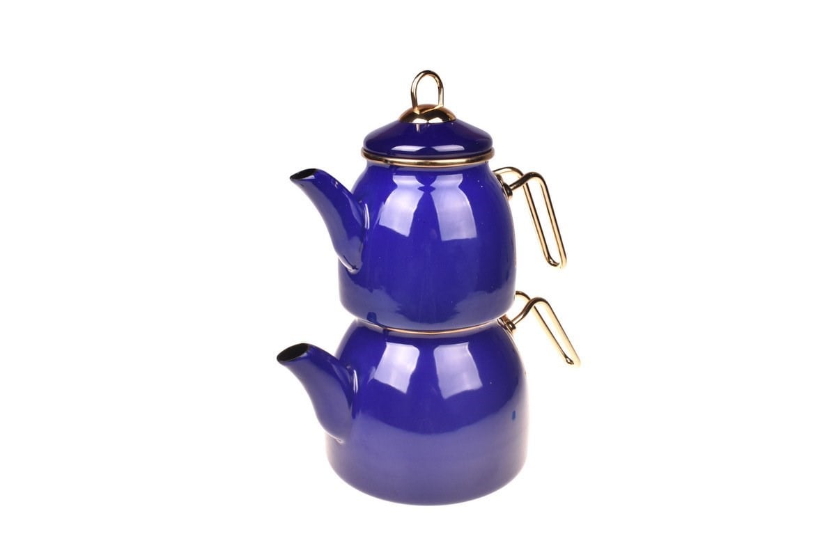 Bambum Sultan - Çaydanlik Takimi LacivertBambumÇaydanlık