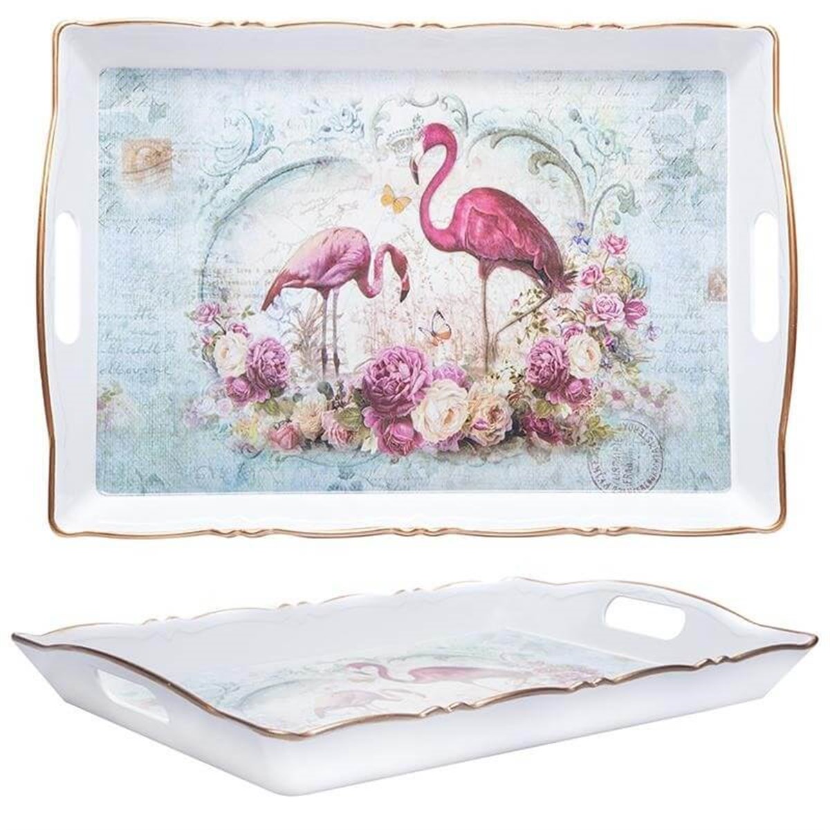 Biev ENj051 Flamingo Tepsi 48X33CmBievTepsi