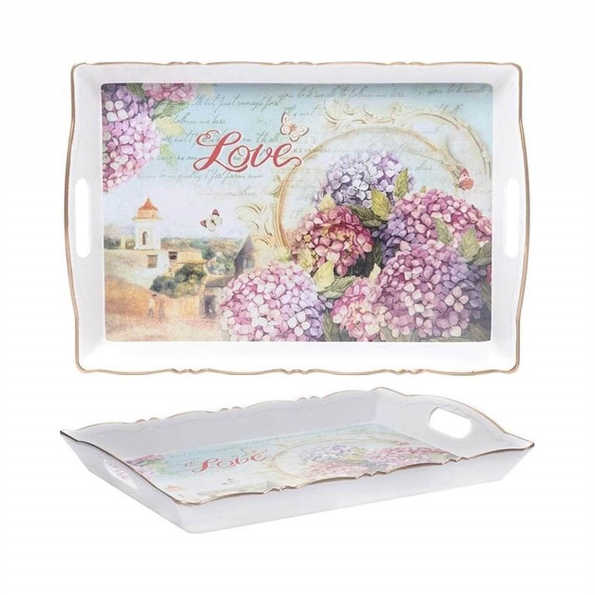 Biev ENj053 Flamingo Tepsi 48X33CmBievTepsi