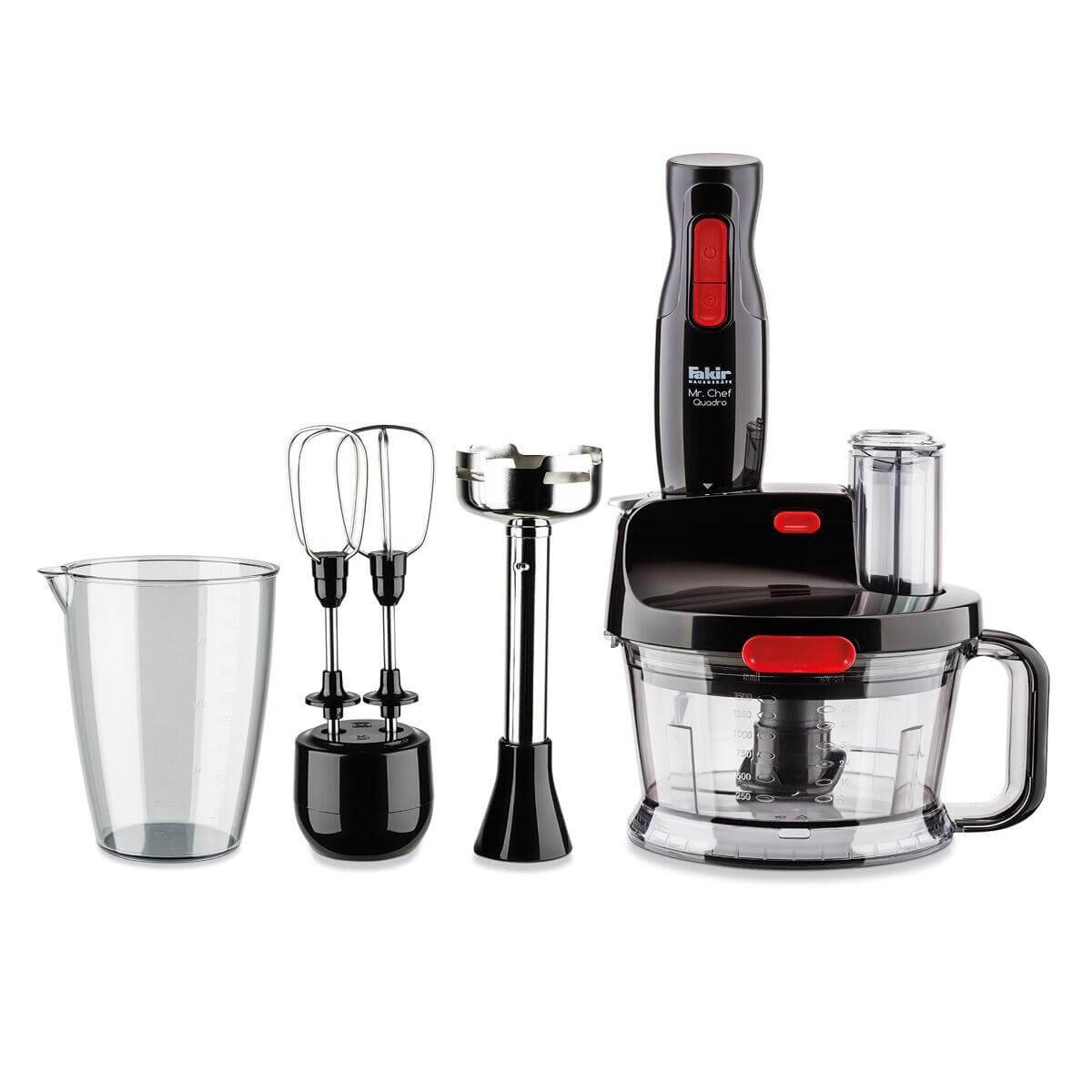 Fakir Mr Chef Quadro Blender Set SiyahFakirBlender ve Mikserler