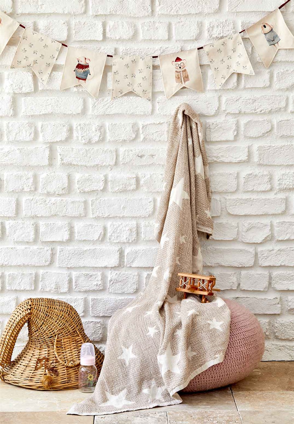 Karaca Home Baby Star Bej Bebek Pikesi