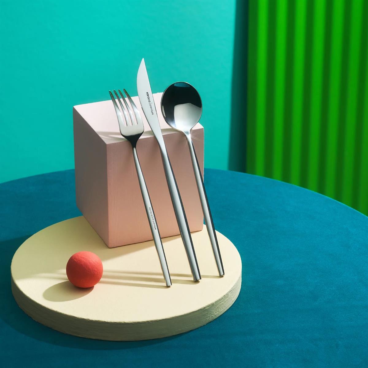 Karaca Mild 316+ Çelik 84 Parça 12 Kişilik Premium Çatal Kaşık Bıçak TakımıKaracaÇatal Kaşık Bıçak Takımları