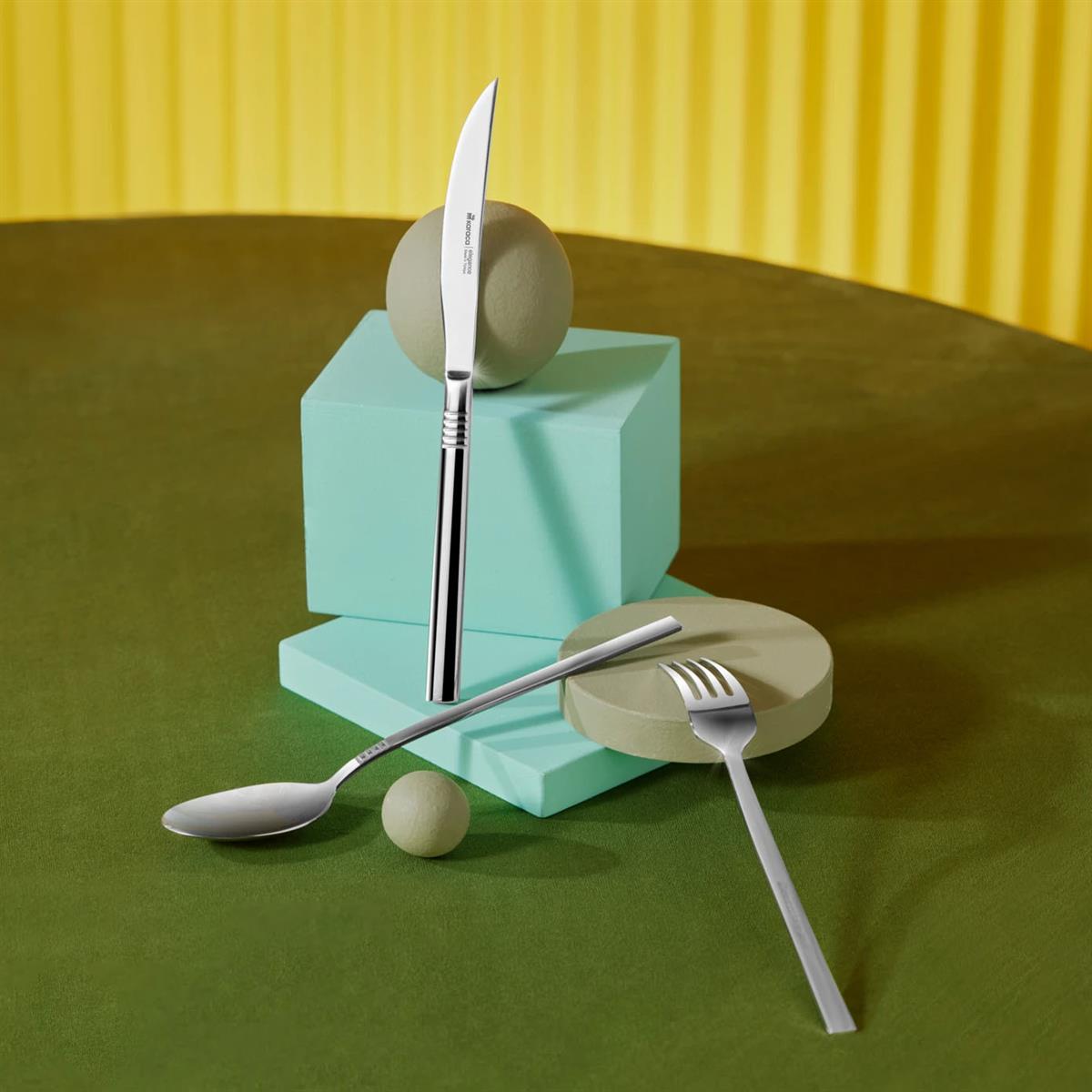 Karaca Nil 316+ Çelik 84 Parça 12 Kişilik Elegance Çatal Kaşık Bıçak Takımı KutuluKaracaÇatal Kaşık Bıçak Takımları