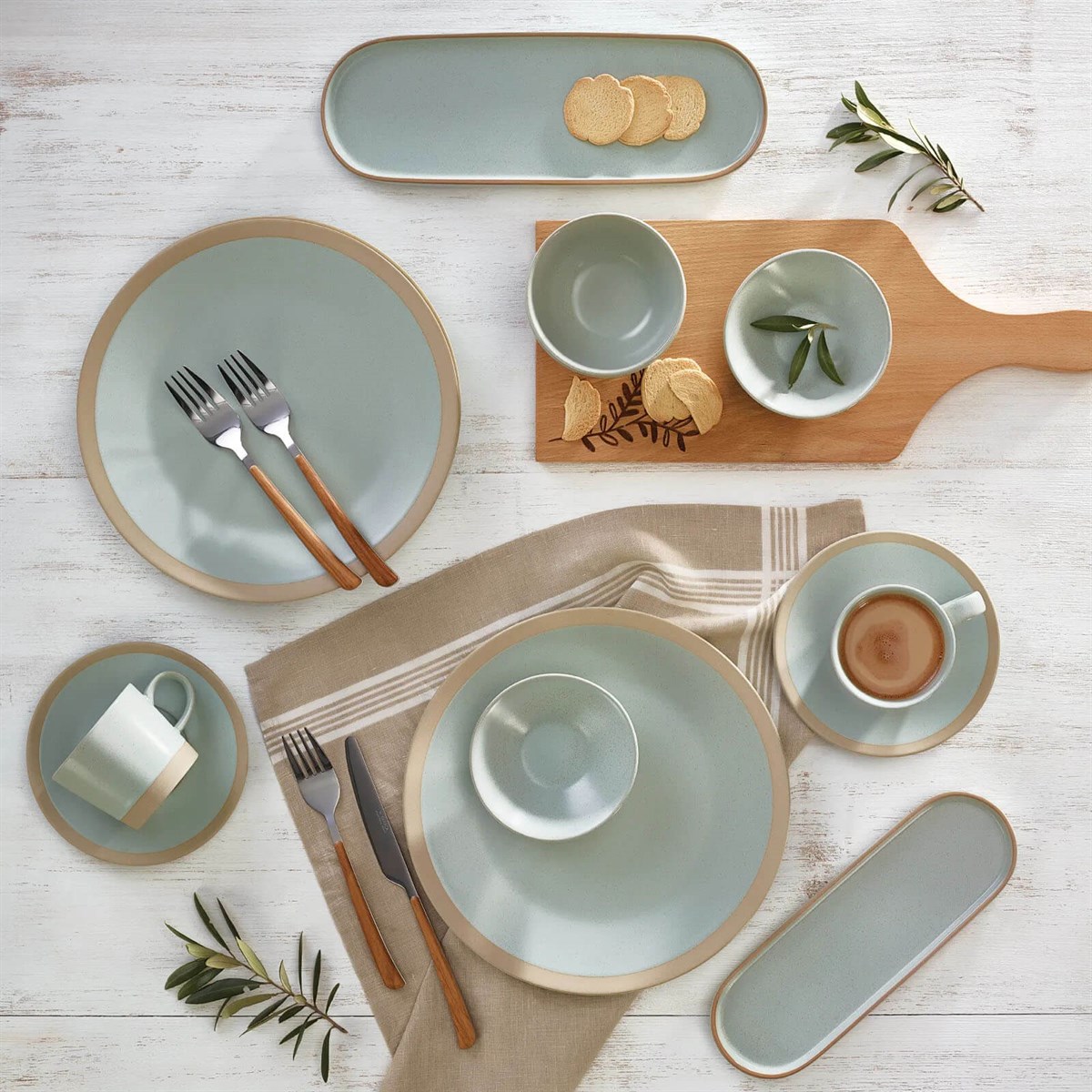 Karaca Rochelle 32 Parça 6 Kişilik Kahvaltı SetiKaraca6 Kişilik Kahvaltı Takımı