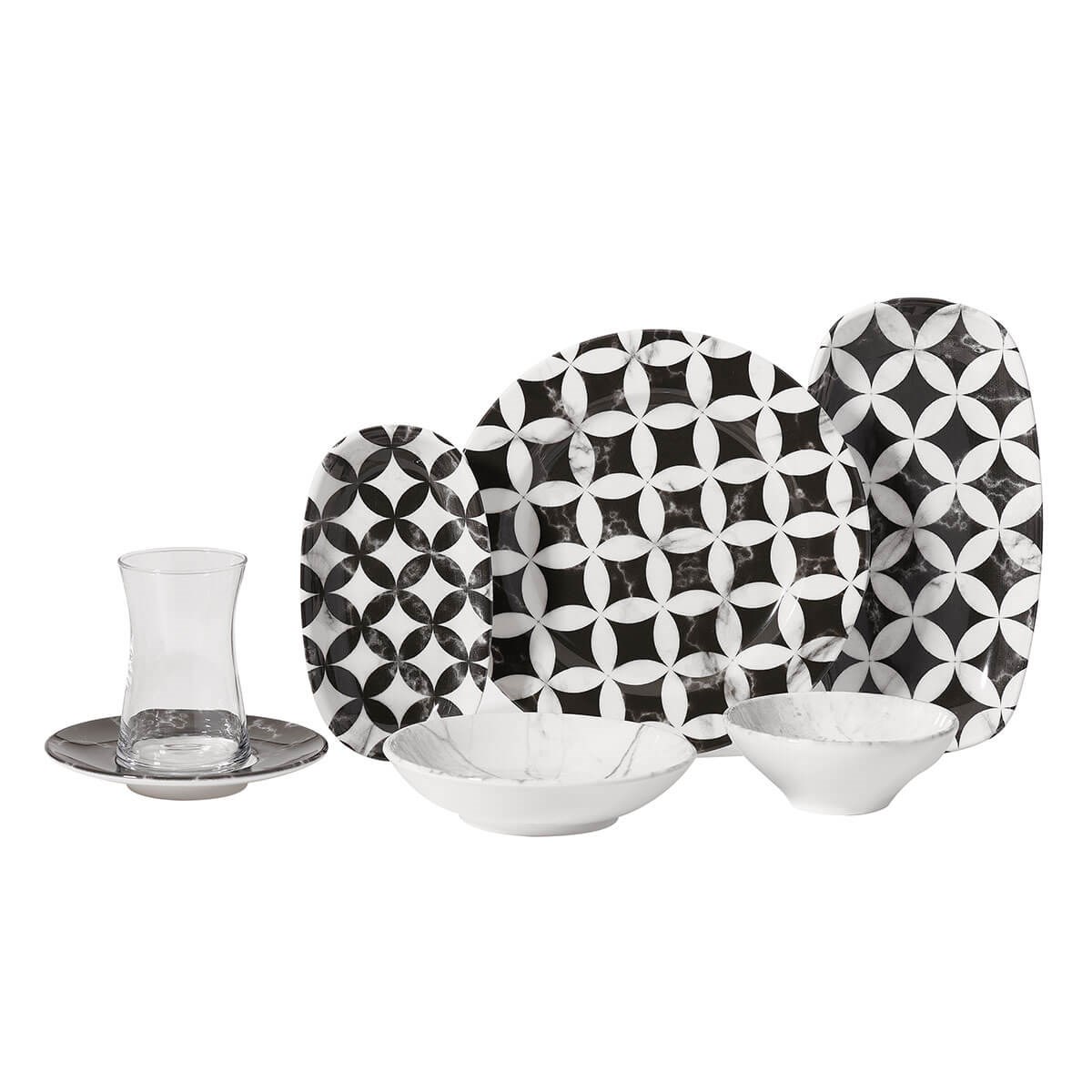 Korkmaz Doğa Collection 26 Parça Kahvaltı Takımı A8744Korkmaz6 Kişilik Kahvaltı Takımı