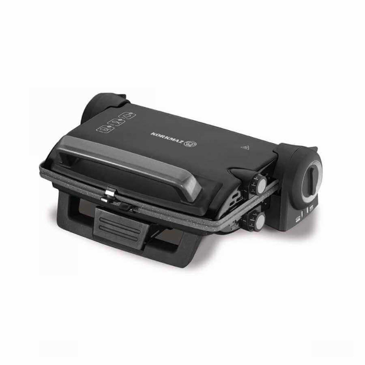 Korkmaz Formula Siyah/Gri Granit Tost Makinesi A310-03KorkmazTost Makinesi