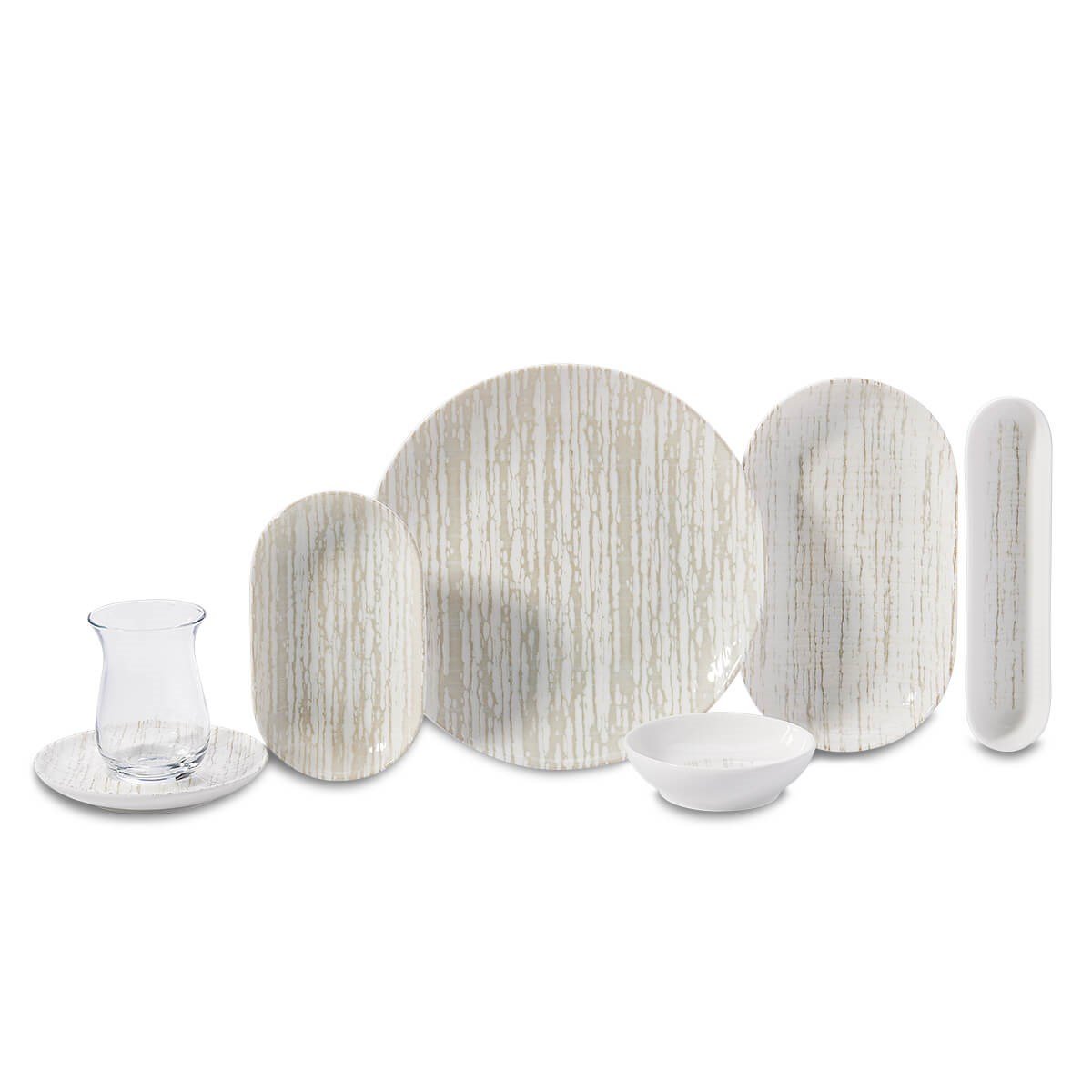 Korkmaz Gardena Collection 28 Parça Kahvaltı Takımı A8392Korkmaz6 Kişilik Kahvaltı Takımı