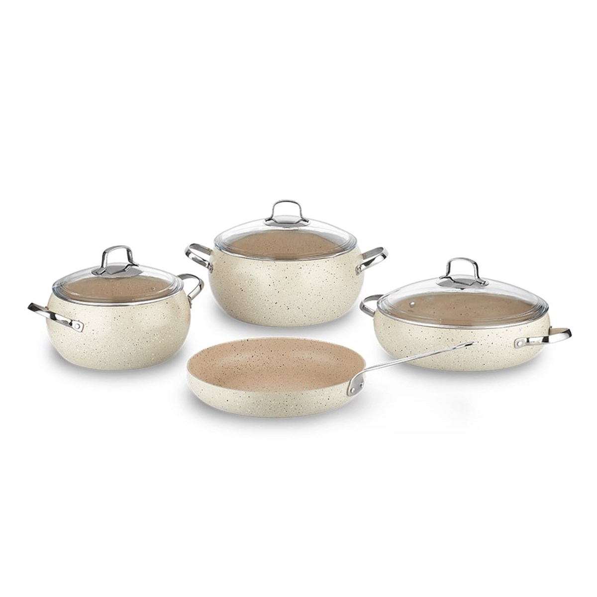 Korkmaz Mondea 7 Parça Tencere Seti A2656KorkmazTencere & Tencere Seti