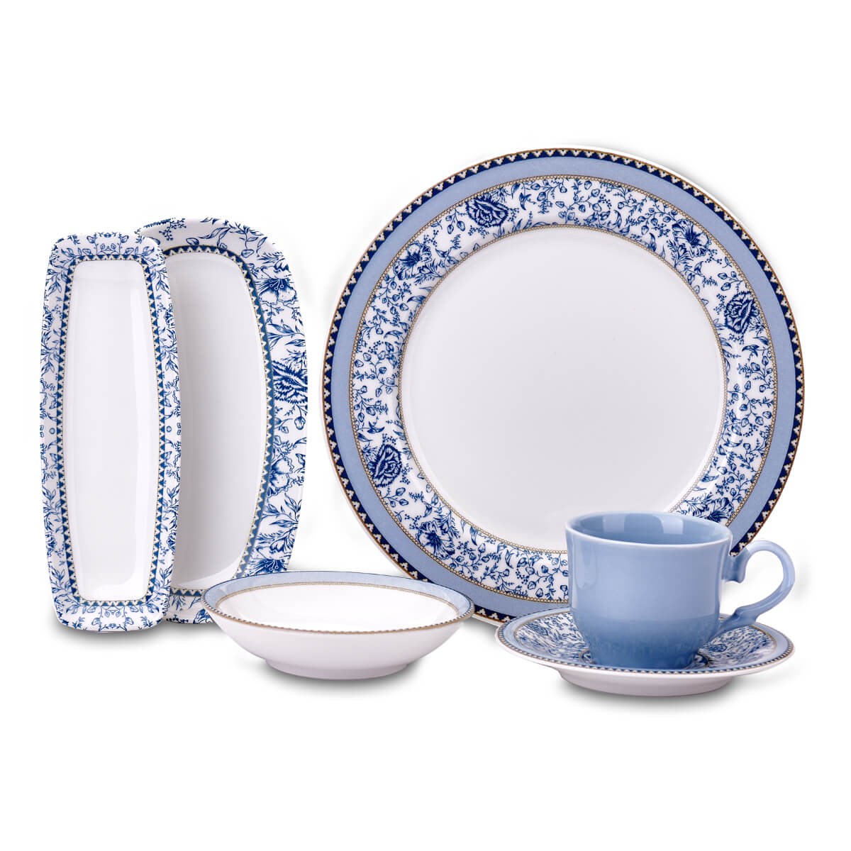 Korkmaz Natura Collection 26 Parça Kahvaltı Takımı A8747Korkmaz6 Kişilik Kahvaltı Takımı