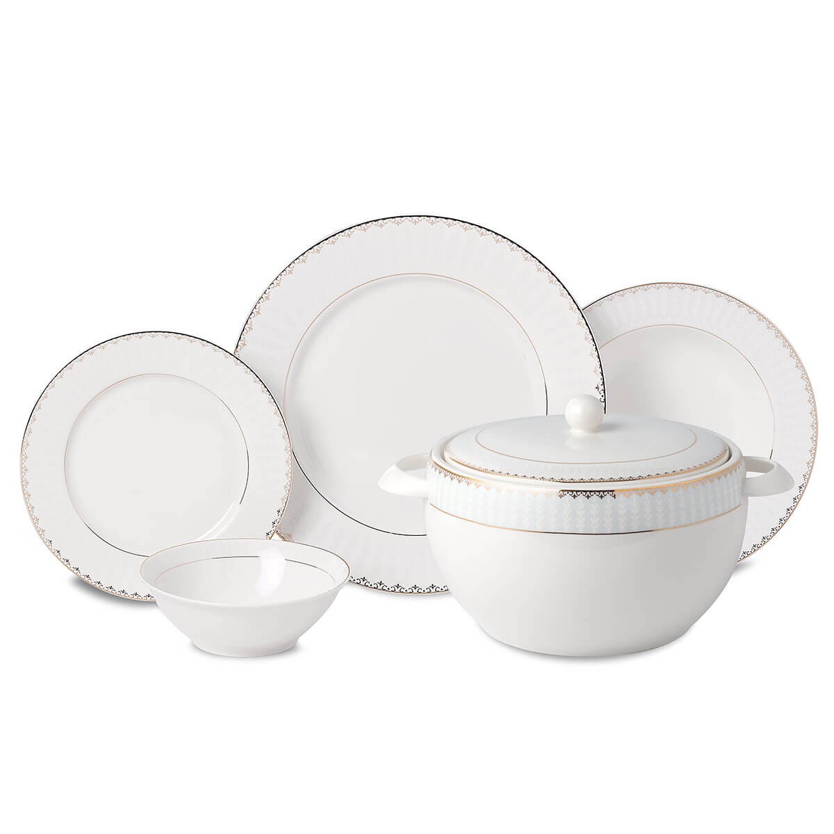 Korkmaz Perla Collection 60 Parça Yemek Takımı A8369Korkmaz12 Kişilik Yemek Takımı