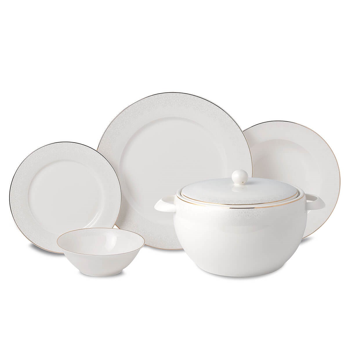 Korkmaz Perla Collection 60 Parça Yemek Takımı A8368Korkmaz12 Kişilik Yemek Takımı