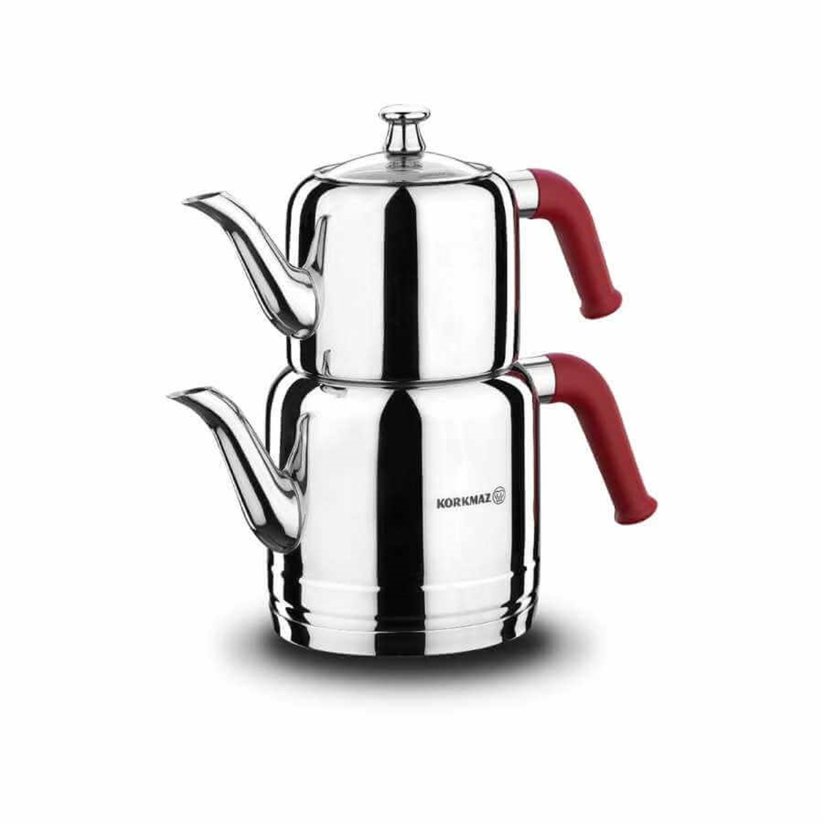 Korkmaz Riva Kırmızı Çaydanlık Takımı A189KorkmazÇaydanlık