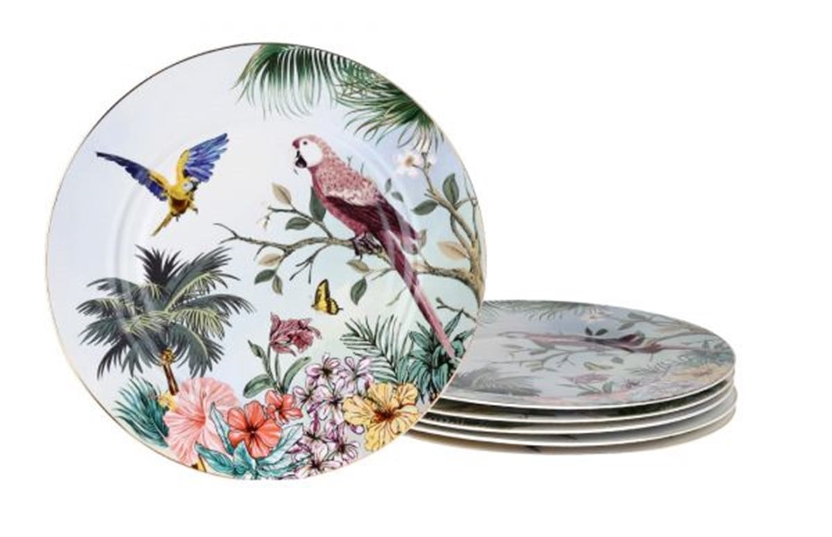 Luckyart Babilin Bahçeleri Bone Servis Tabağı 6'Lı 27 CmLuckyartTabaklar