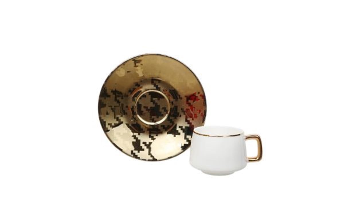 Luckyart Sanura Bone 6lı Kahve Fincan SetiLuckyartFincan Takımları
