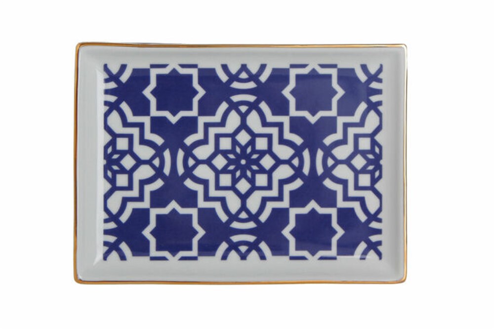Morocco Desen7 Mor Kahvaltı Tabağı 18cm