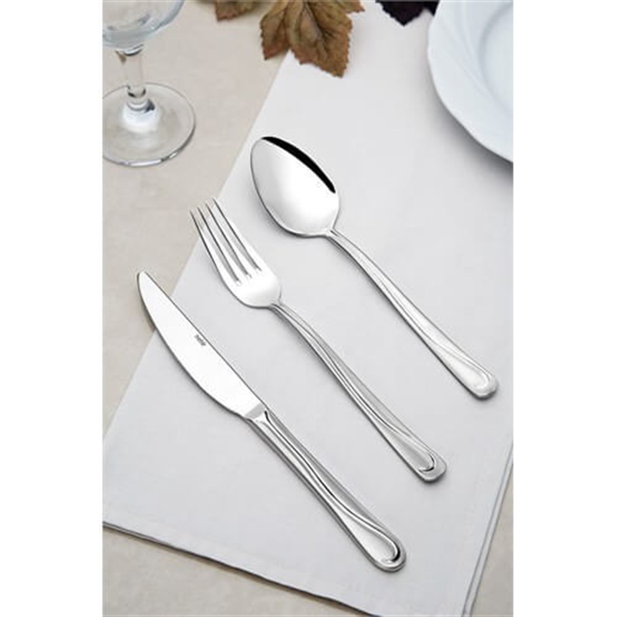 Nehir Nergis Sade 3'lü Yemek BıçağıNehirBıçaklar