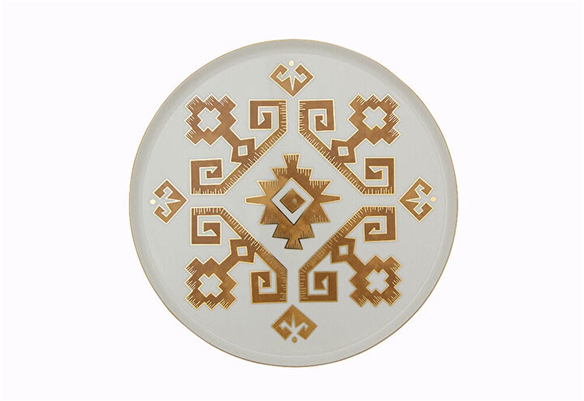Porland Arabesque Desen1 Düz Tabak 27cmPorlandTabaklar