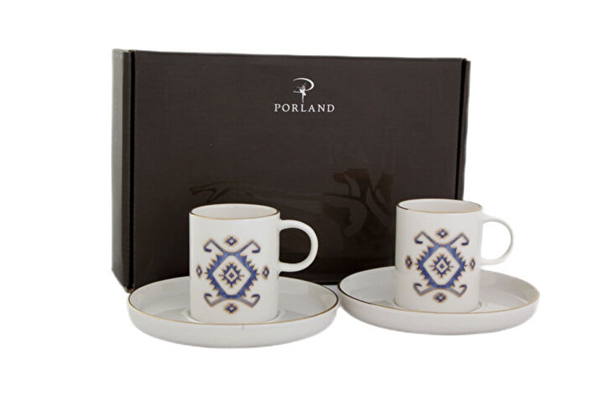Porland Arabesque Desen5 Kahve Takımı 4 ParçaPorlandFincan Takımları
