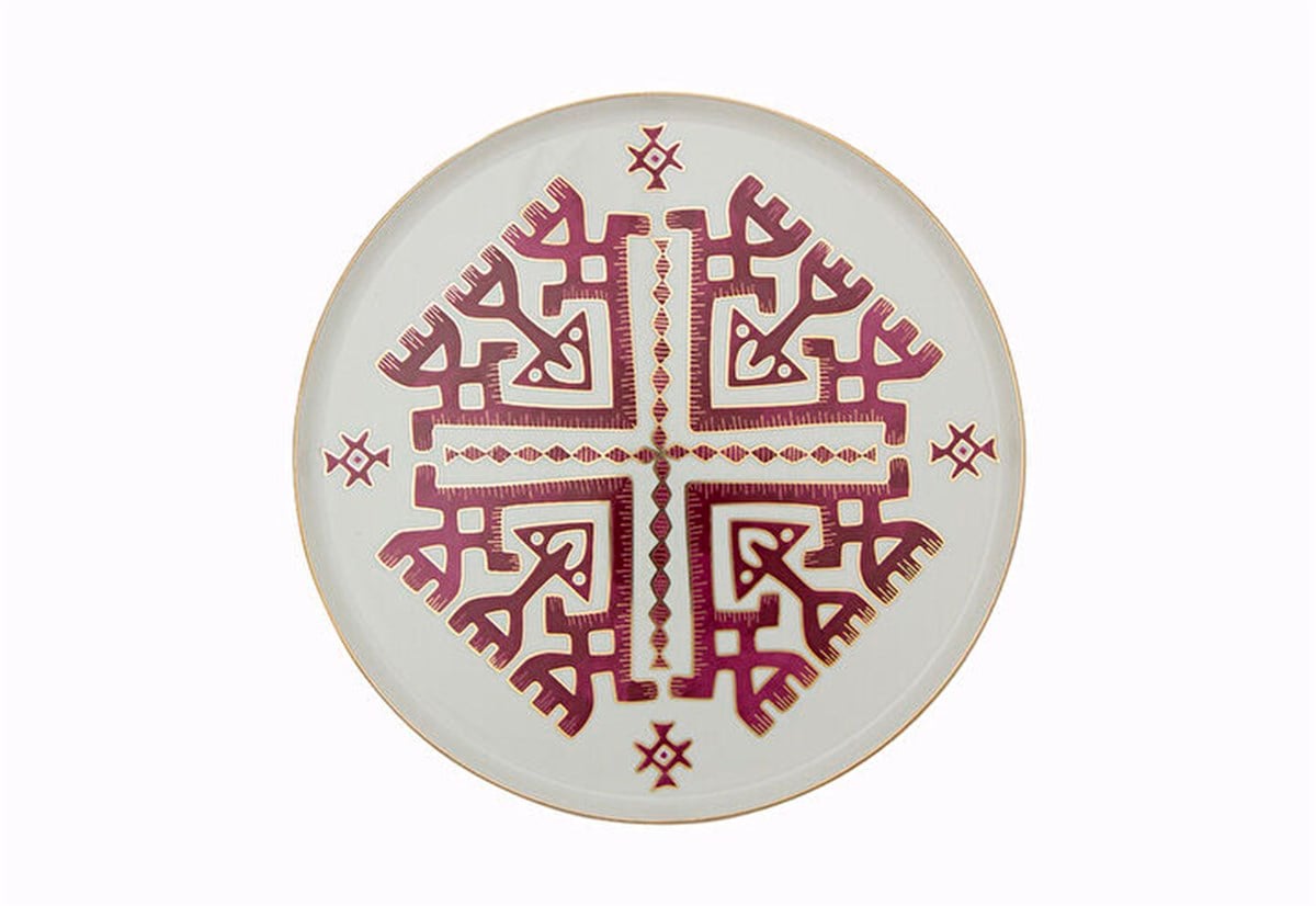 Porland Arabesque Desen6 Düz Tabak 27cmPorlandTabaklar