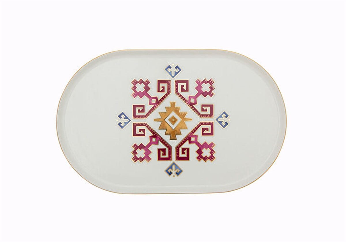 Porland Arabesque Kayık Tabak 32cmPorlandTabaklar