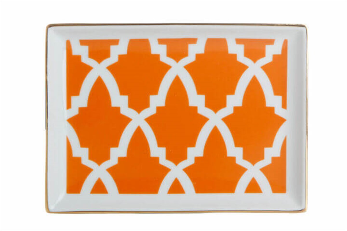 Porland Morocco Desen3 Turuncu Kahvaltı Tabağı 18cmPorlandTabaklar