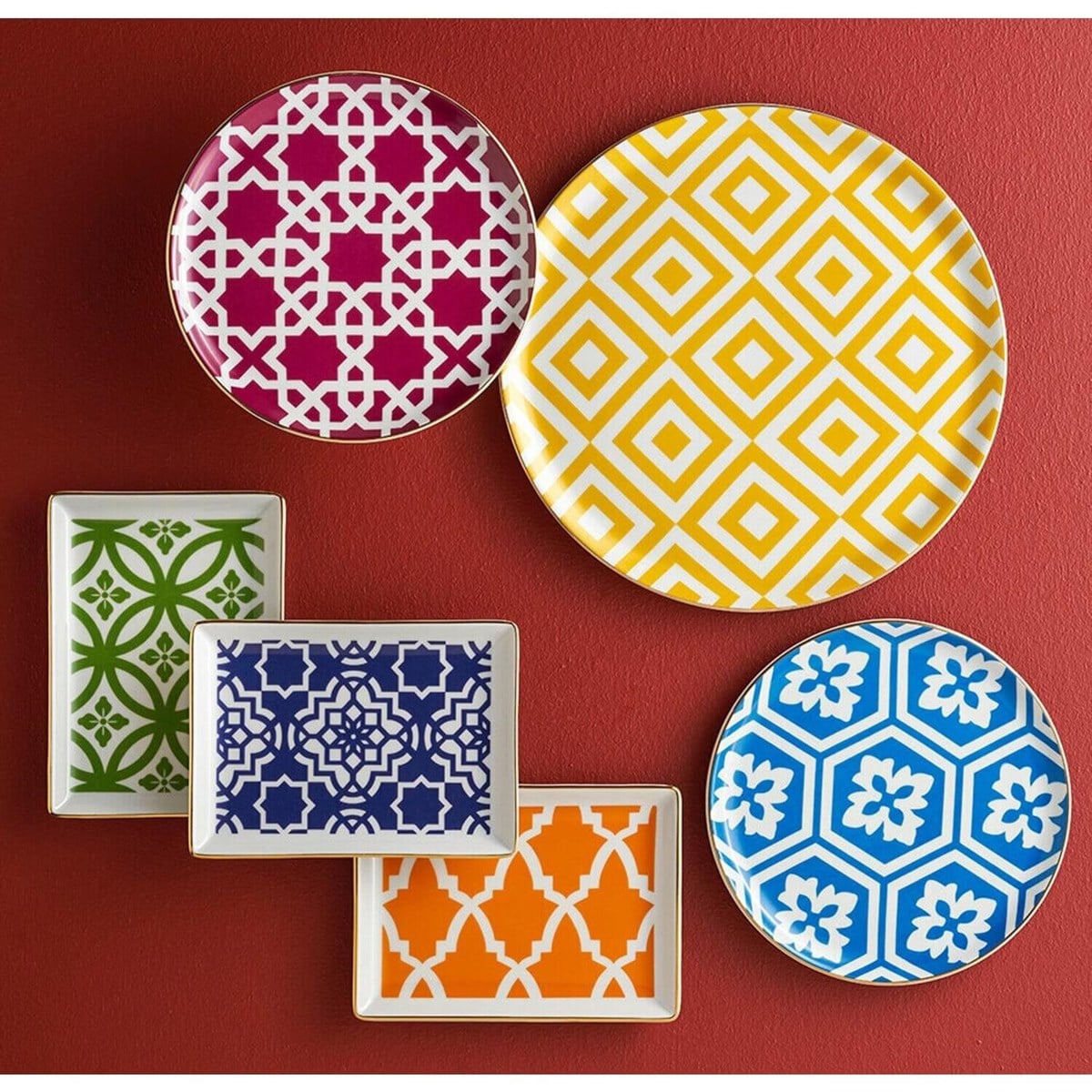 Porland Morocco Serisi 18 Parça Servis Takımı