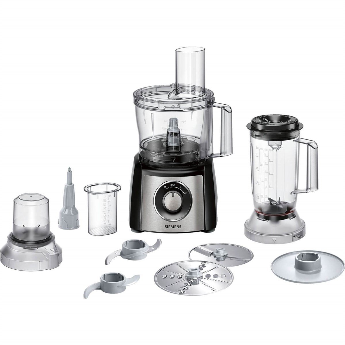Siemens MK3501M İnox Mutfak Robotu 3800 W SiyahSiemensBlender ve Mikserler