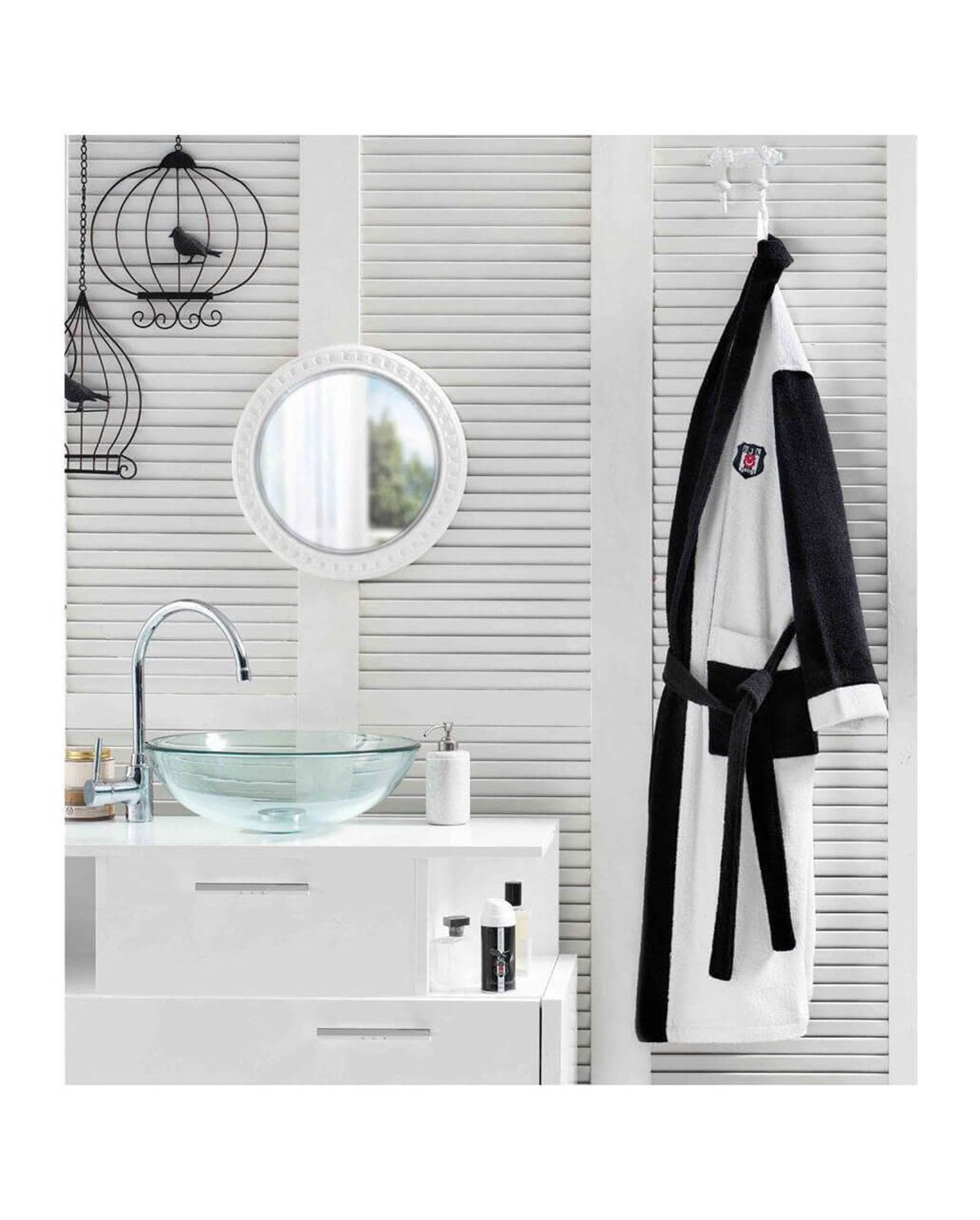 Taç 7489 Beşiktaş Logo Bornoz 10-12 Yaş 71084748TaçBornoz