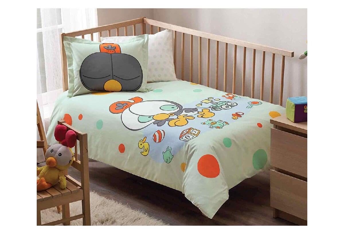 Taç Bebek Nevresim Takımı Sizinkiler Zeytin 60140292TaçBebek Nevresim Takımı