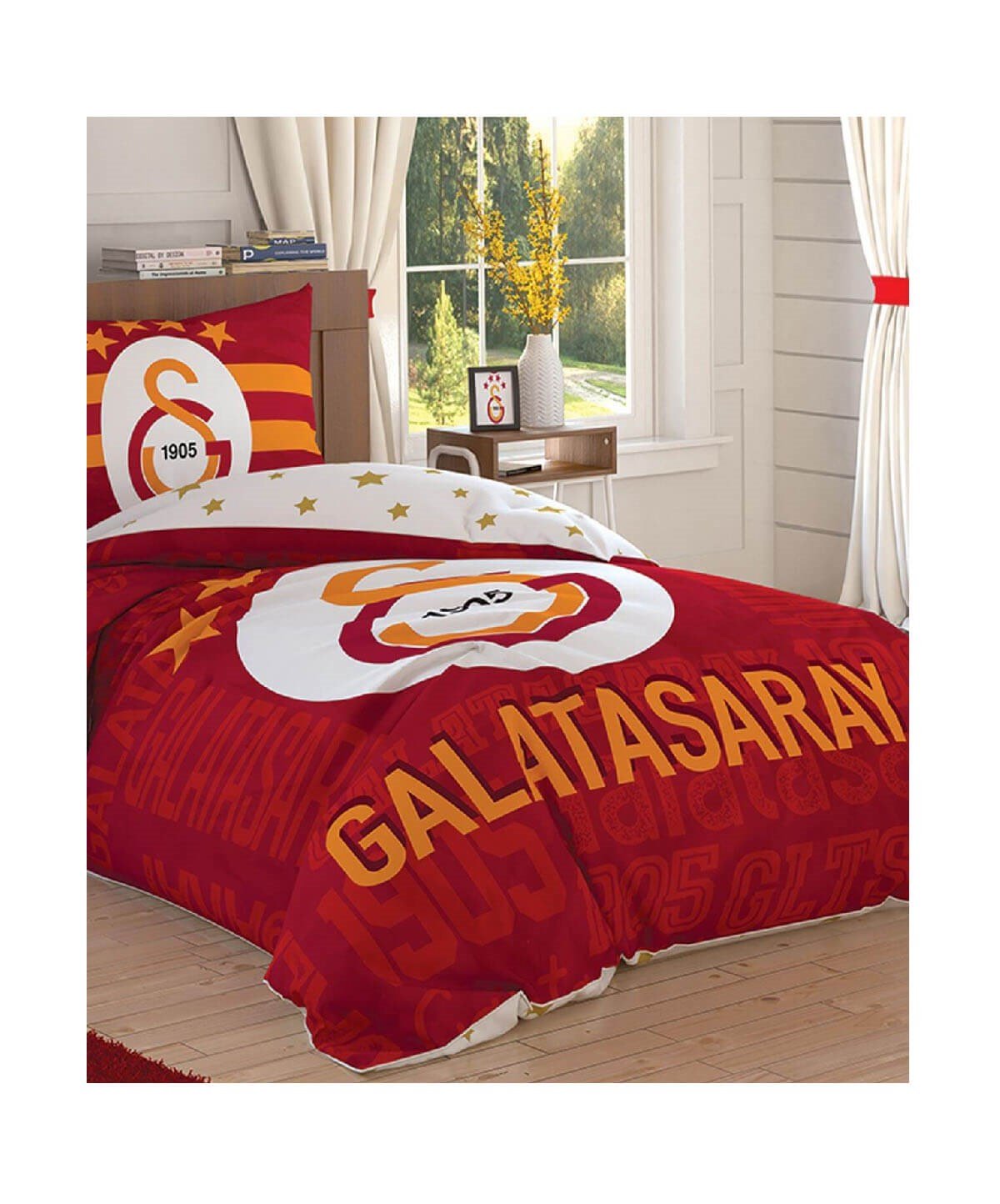 Taç Galatasaray Sportif Tek Kişilik Nevresim TakımıTaçTek Kişilik Nevresim