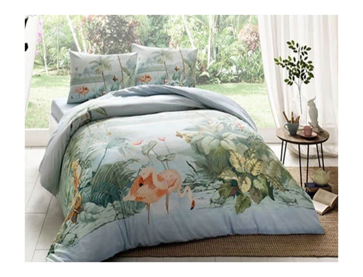 Taç Ion Teraphy Çift Kişilik Panaroma Nevresim Takımı Mavi 60183787TaçÇift Kişilik Nevresim