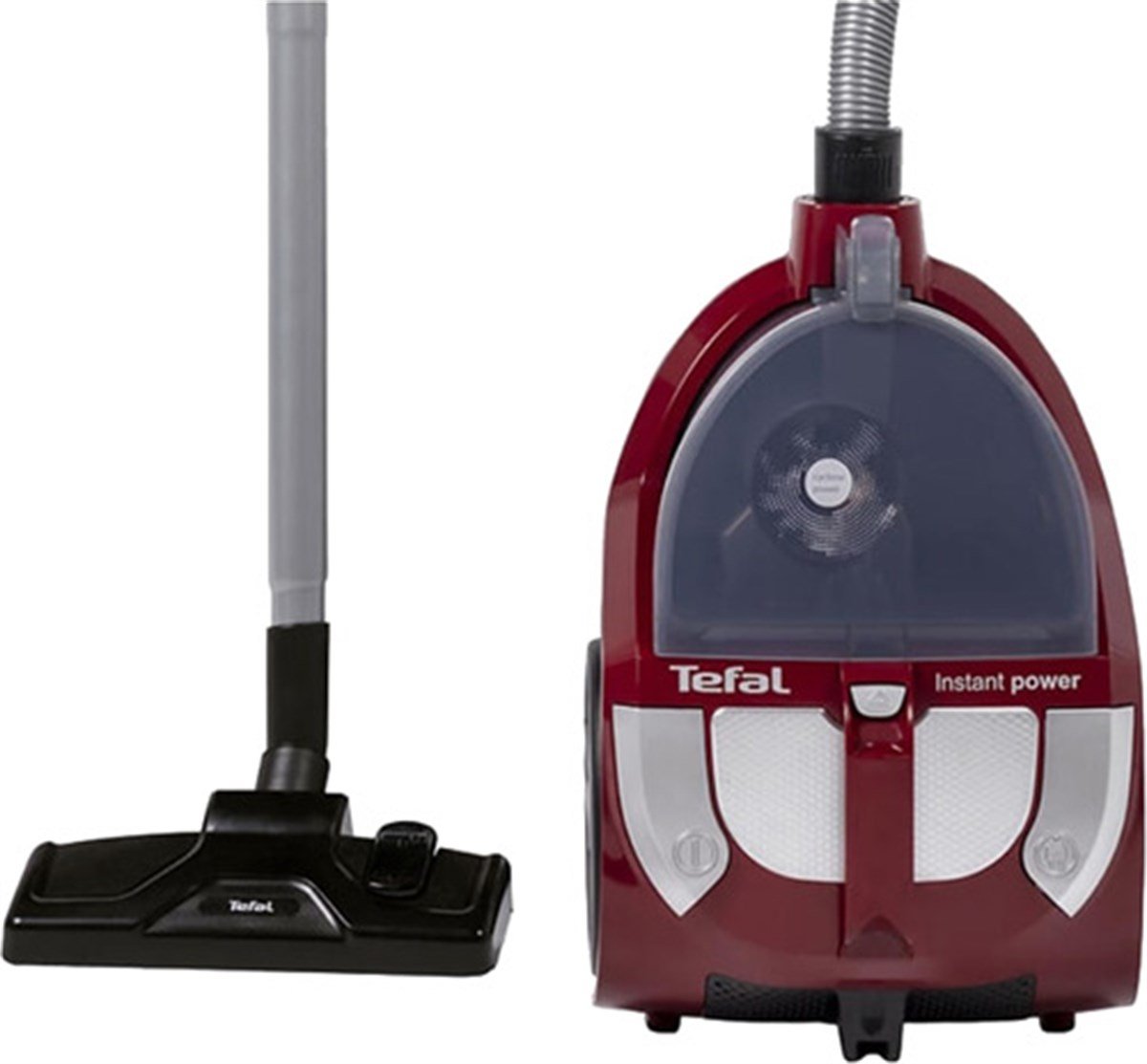 Tefal UW3823 Instant Power Toz Torbasız Elektrikli Süpürge BordoTefalSüpürge