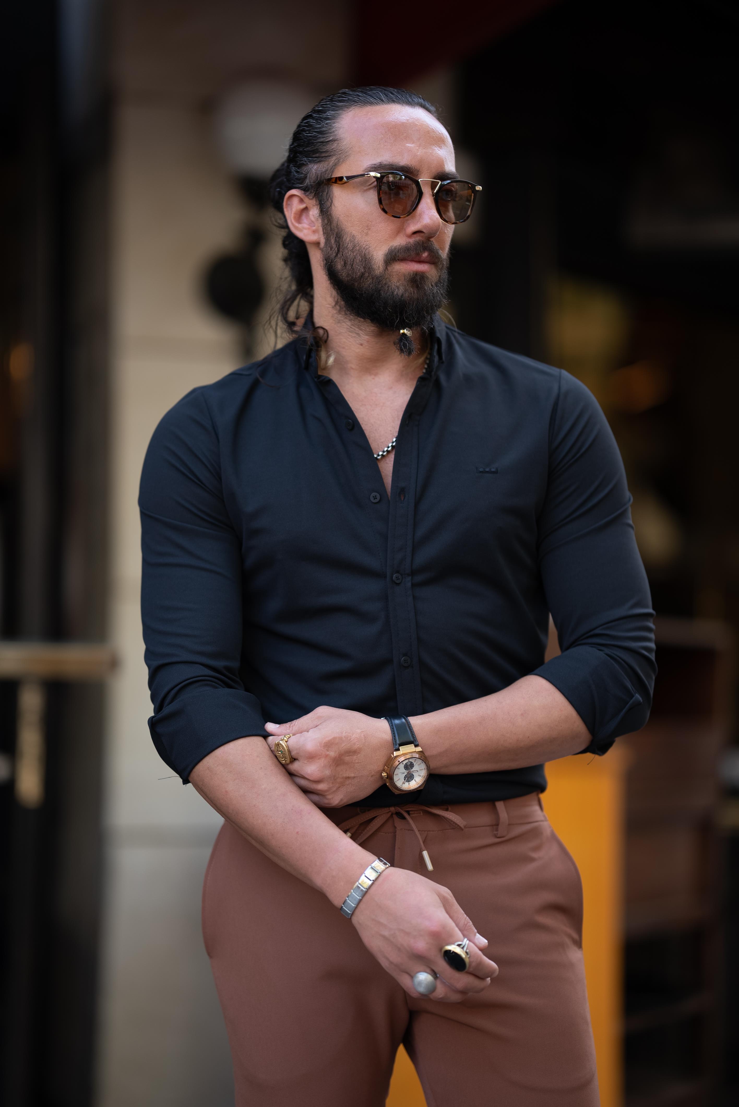 Slim Fit Likralı Uzun Kollu Gömlek ürünü ÜST GİYİM kategorisinde sizleri bekliyor.