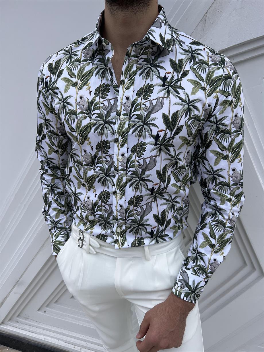 Desenli Slim Fit Gömlek ürünü ÜST GİYİM kategorisinde sizleri bekliyor.