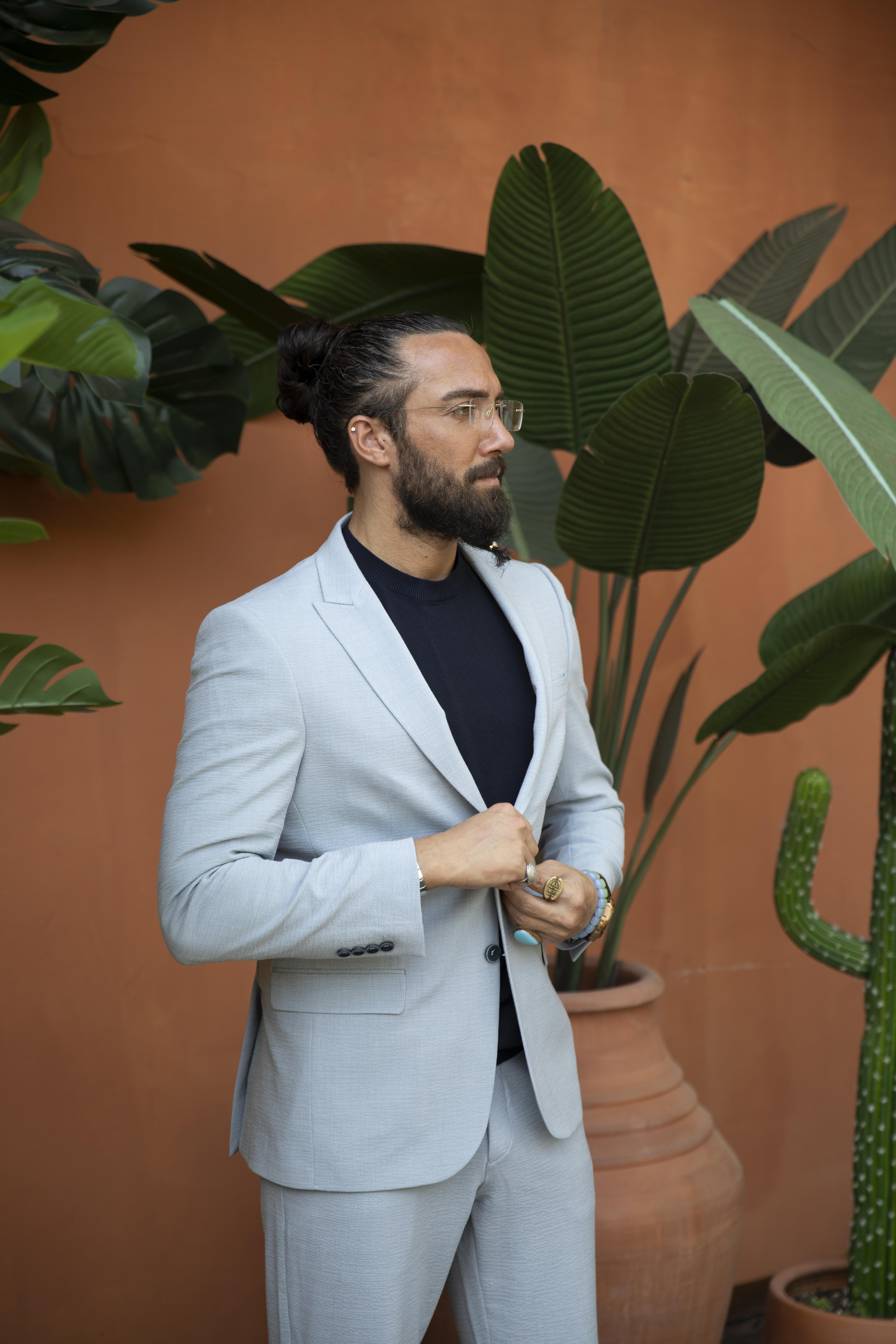 Men's Swallow Collar Slim Fit Suit ürünü SUIT kategorisinde sizleri bekliyor.