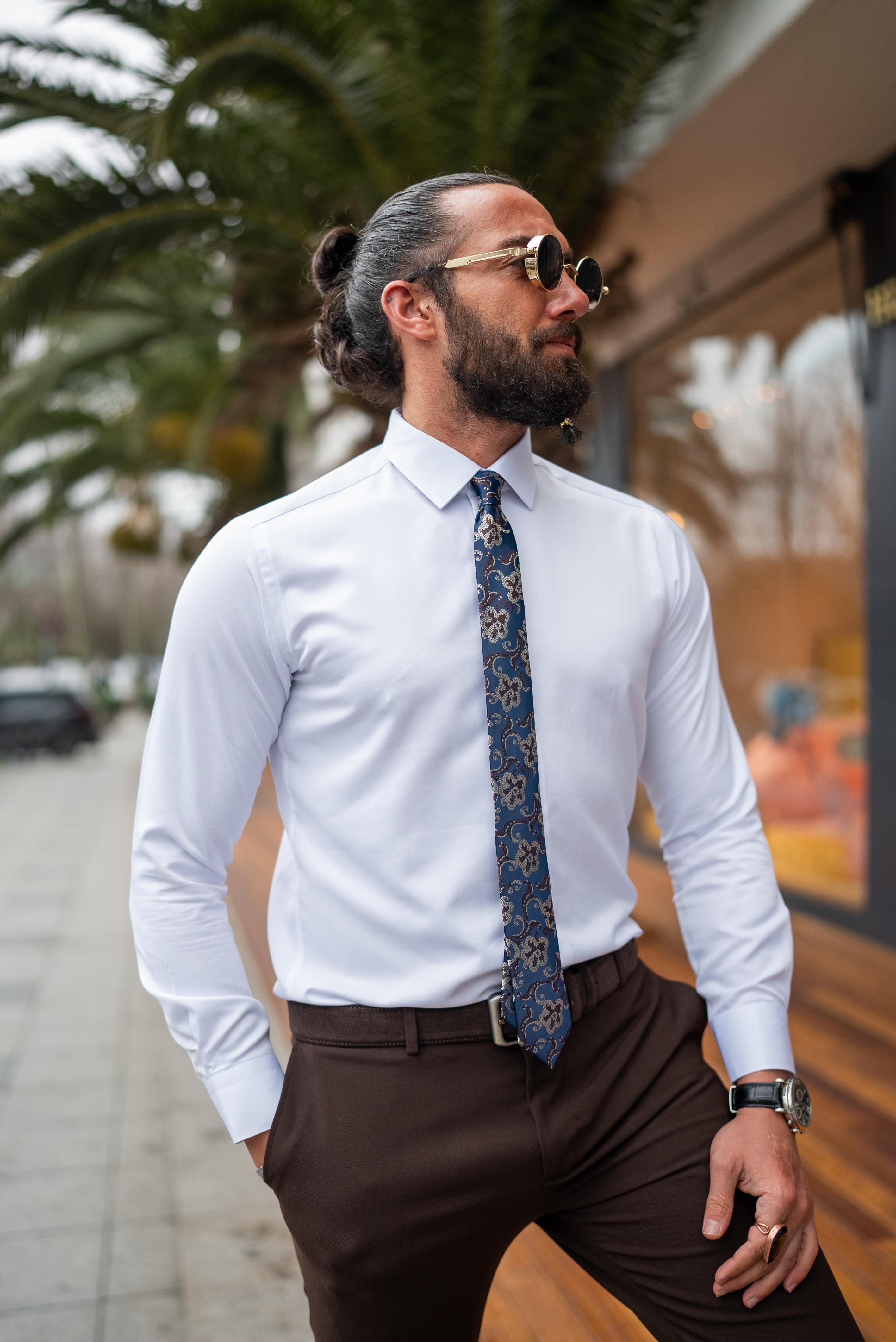 special design slim fit cotton satin classic shirt ürünü TOP CLOTHING kategorisinde sizleri bekliyor.
