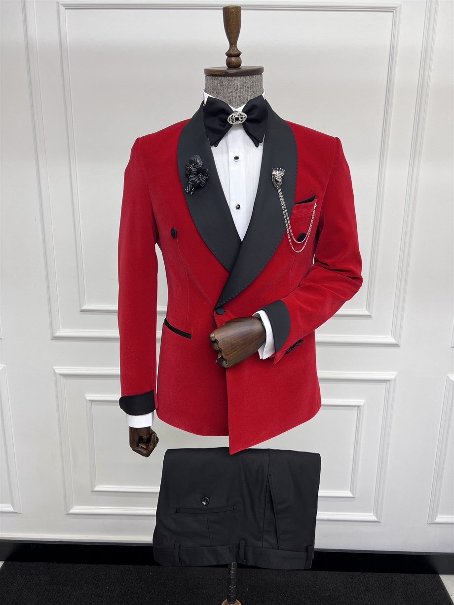 Satin Collar Detail Special Design Suit ürünü SUIT kategorisinde sizleri bekliyor.