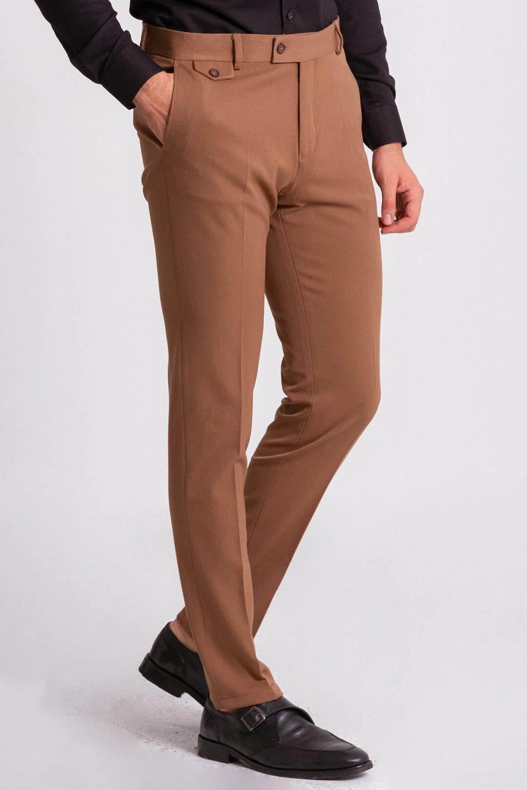Slim Fit Button Detailed Fabric Trousers ürünü JEANS CLOTHING kategorisinde sizleri bekliyor.