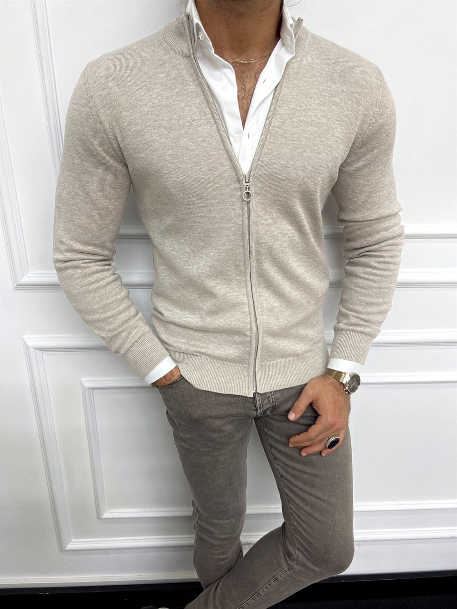 Slim Fit Zippered Cardigan ürünü TOP CLOTHING kategorisinde sizleri bekliyor.