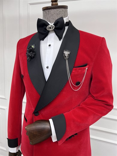 Satin Collar Detail Special Design Suit ürünü SUIT kategorisinde sizleri bekliyor.