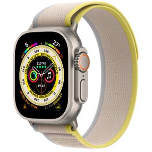 Apple Watch Ultra Gps 49mm APPLE WATCH Titanyum Kasa ve Sarı/Bej Trail Loop - Sarı/Bej