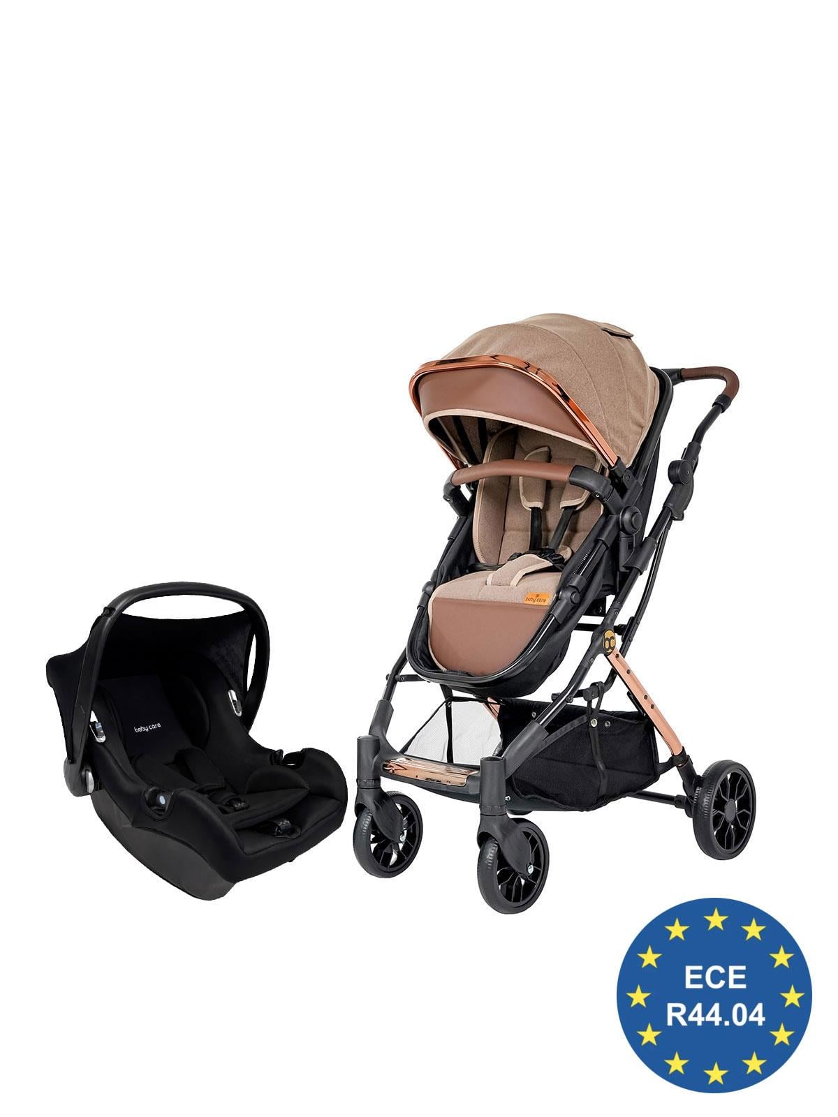 Venedik Travel Sistem Bebek Arabası (I-Size) Kahve