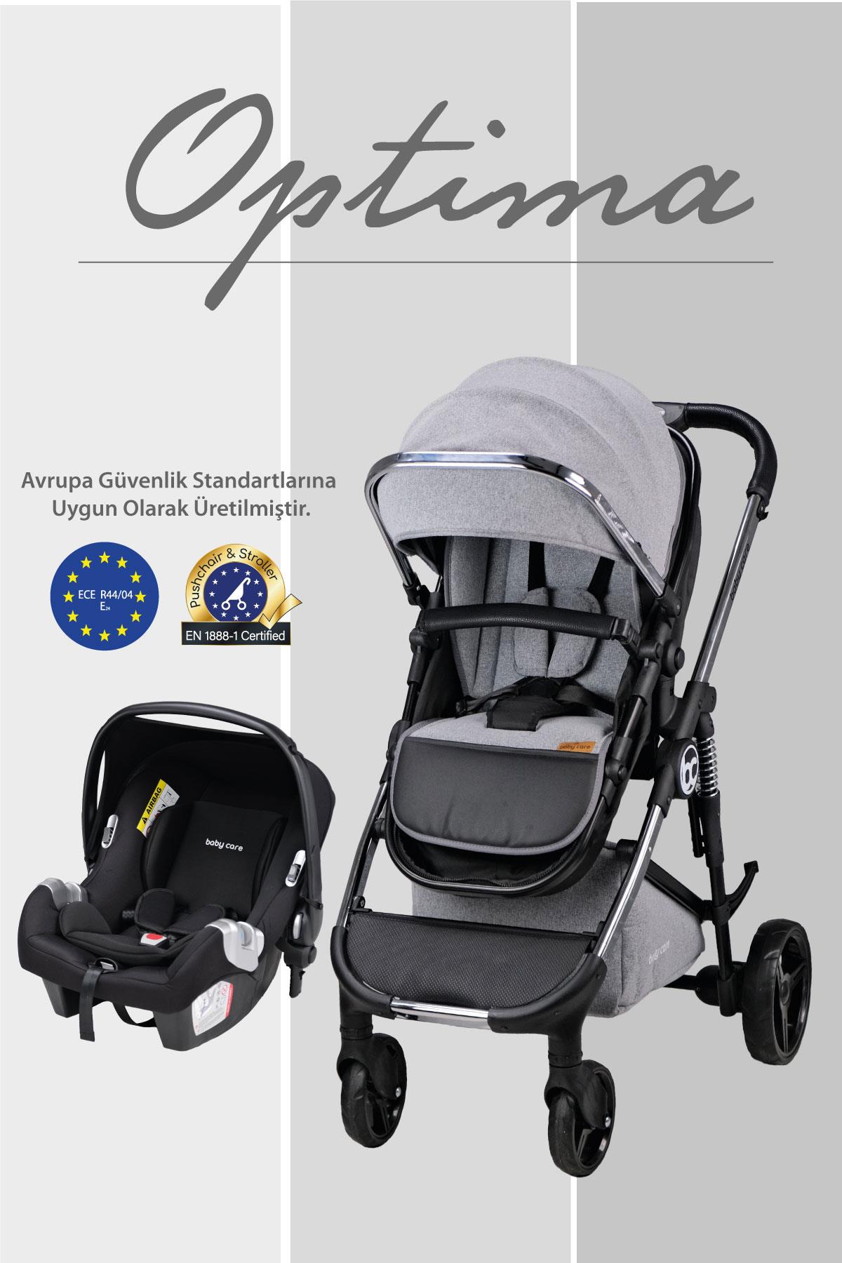 Baby Care Optima Travel Sistem Bebek Arabası-Beyaz