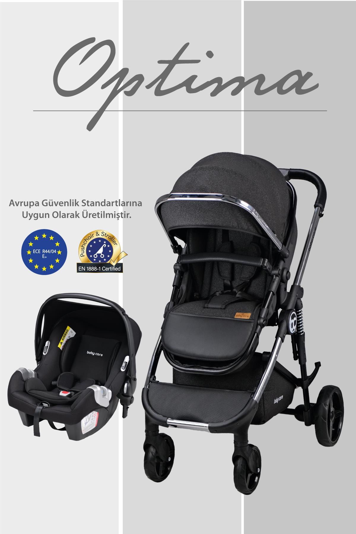Baby Care Optima Travel Sistem Bebek Arabası-Siyah