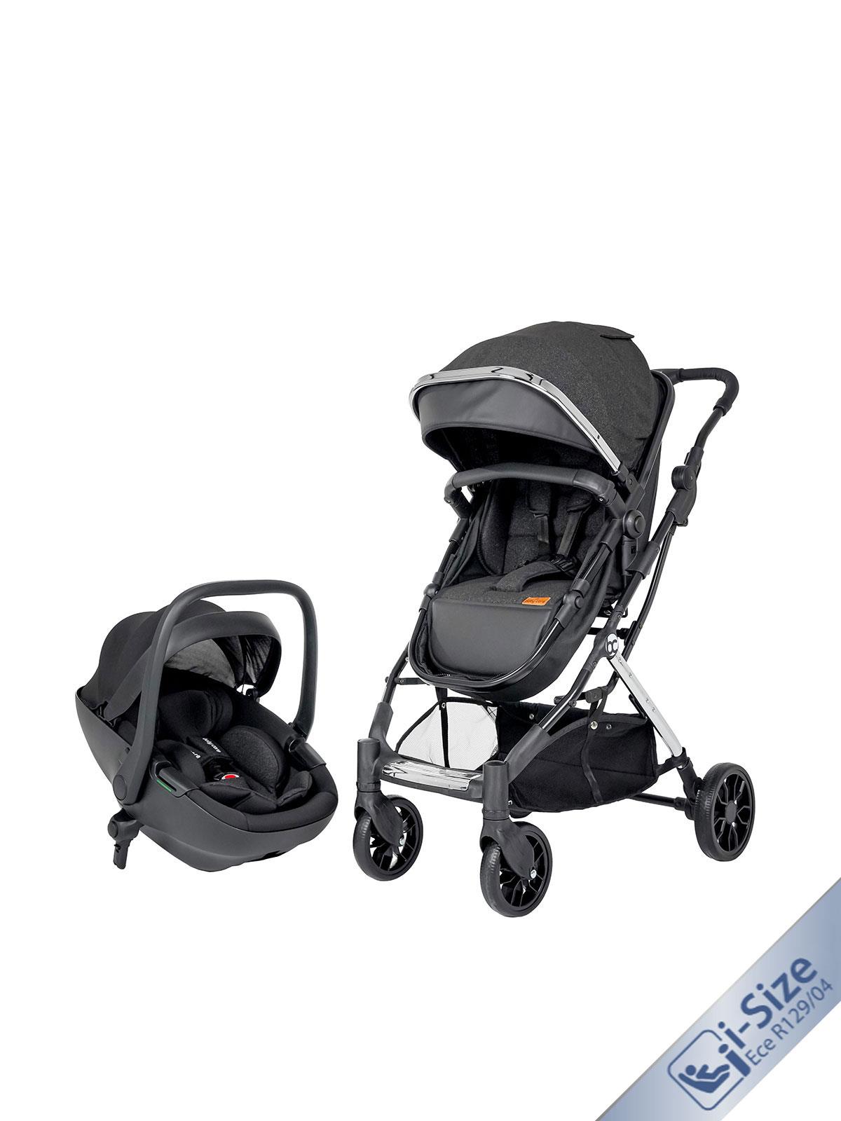 Dominik Travel Sistem Bebek Arabası (I-Size) Siyah