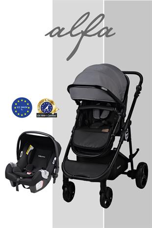 watanababyページ‼️マッドブラック３段BOX baby-care-alfa-travel-sistem-
