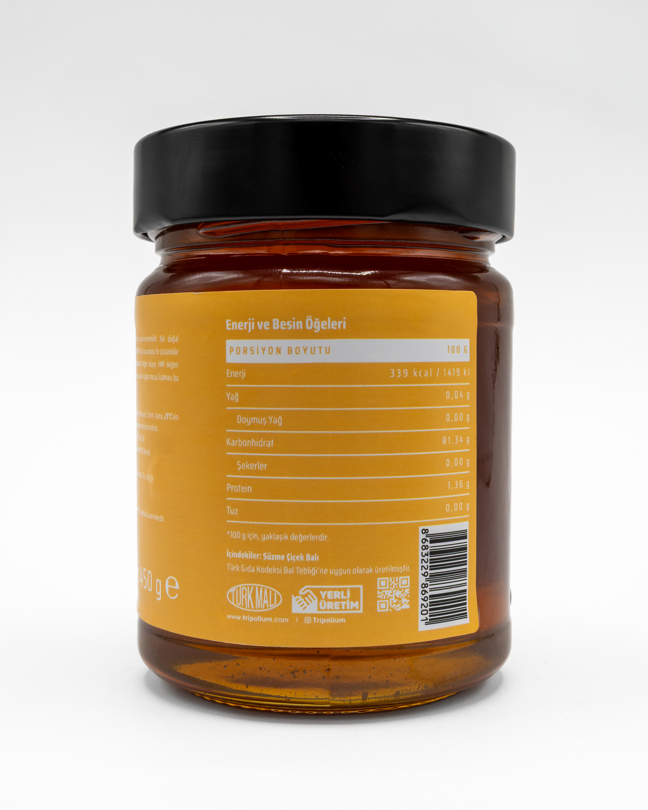 Tripolium Süzme Çiçek Balı – 450 g